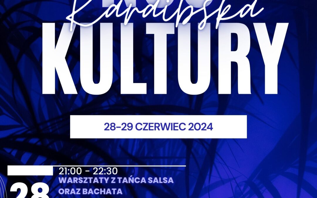 Karaibska NOC KULTURY w Studenckim Centrum Kultury w Opolu 28-29.06.2024.